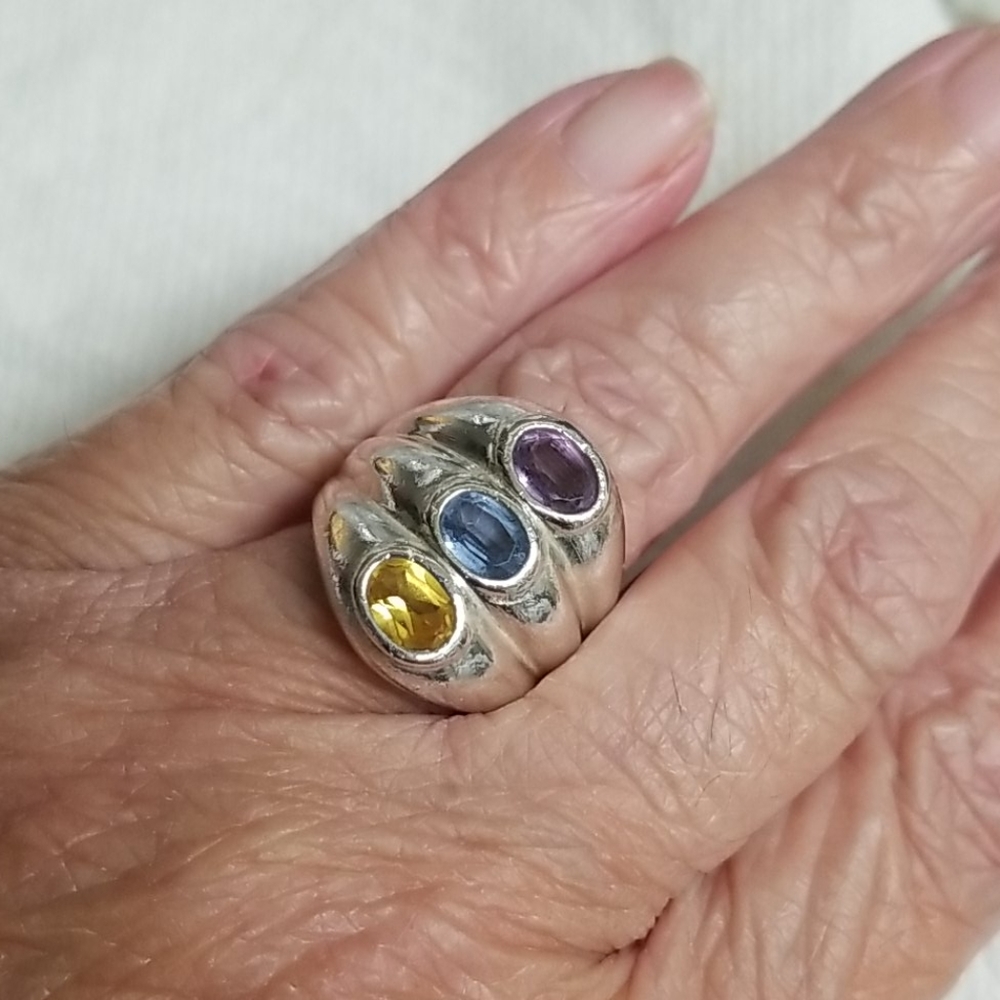 Multi Stone Ring - image 2